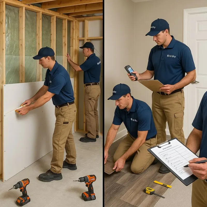 Repairs and Reconstruction process in Burlington, MA